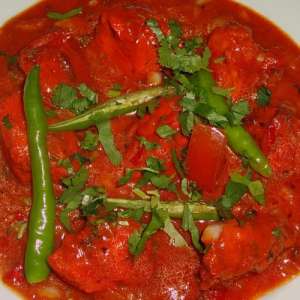 Chicken  or Lamb Tikka Jalfrezi